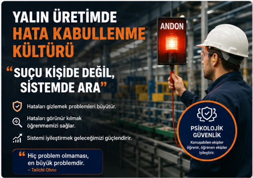 Yalın Üretimde Hata Kabullenme Kültürü